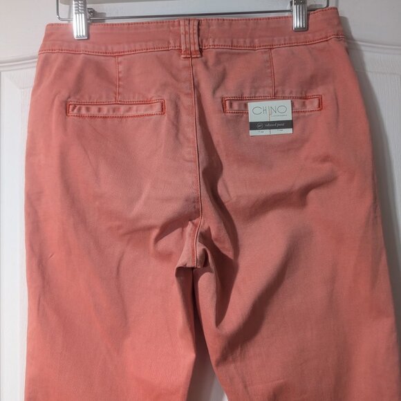 Chino by Anthropologie | Relaxed Chino In Salmon - Picture 9 of 11